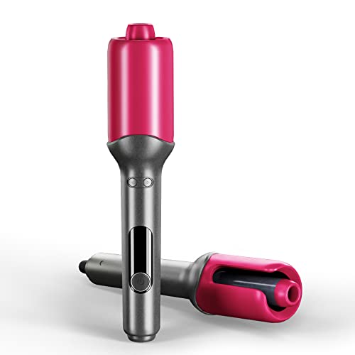 Rizador automático, Bestauty Rizador automático inalámbrico con 150-230 ℃ 5 Rizador de temperatura ajustable,Pantalla LED inteligente Calentamiento rápido rizador pelo Cover