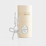 No1 Hairpin | Steel Ribbon with Swarovski Crystals | White Gold | Fiona Franchimon – Create Any Hairstyle in 30 Second, Updos & Volume – For All Hair Types, All day Hold, No Kinks.