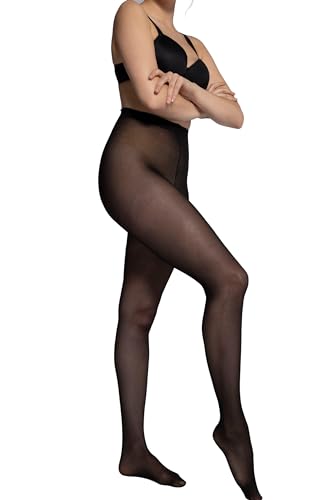 Ulla Popken Damen, 40den Strumpfhose, Schwarz, 52-54 Ulla Popken Damen, 40den Strumpfhose, Schwarz, 52-54