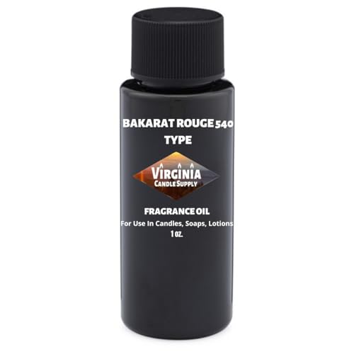 Bakarat Rouge 540 - Fragrance Oil (Our Version of The Brand Name) (1 oz Bottle) for Candle Making, Soap Making, Tart Making, Room Sprays, Lotions, Car Fresheners, Slime, Bath Bombs