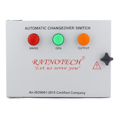 Image of Ratnotech Automatic Changeover Switch 63Amps Single Phase, White