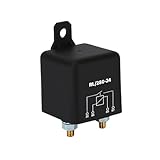 RL/280-24 Heavy Duty Automotive Power Relay, 24V 200A DC, Black, CE Certified, High Current Starting Relay for Vehicle Applications (120A 60V)
