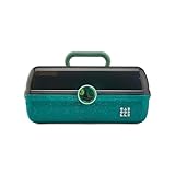 Caboodles On-The-Go Girl Makeup Box, Wicked: For Good Elphaba Essence Limited Edition, Hard Plastic Makeup Organizer Box, Built-In Mirror, Secure Latch, Includes a Wicked-Themed Sticker Sheet