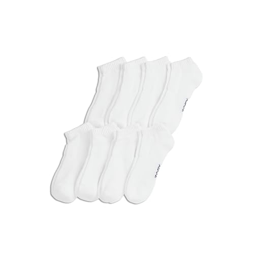 Jockey Men's Socks Men's Everyday Cotton Blend Low Cut Sock - 8 Pack, White, 12-15