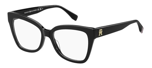 Lunettes de vue Tommy Hilfiger femme TH 2053 noires parfaites pour le travail au bureau