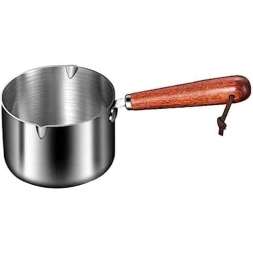 片手鍋 ミルクポット Tasydi (200ml,A) 2 個セット ステンレス ガス対応 ノンスティック加工 左右両注ぎ口 一人用 並行輸入品?EnergyDeer (125ml,A)