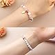 Werfunee Einschulung Geschenk Schultüte Mädchen Schutzengel Armband für Schulkind - Füllung Schulanfang Glücksbringer mit Grußkarte Geschenkbox