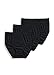 Jockey Women's Underwear Seamfree Breathe Brief - 3 Pack, Black, 7