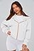 PRETTYGARDEN Hoodies for Women Sweatshirt Zip Up Hoodie Fall Fashion 2026 Trendy Long Sleeve Jackets Winter Clothing Outfits (White,Large)