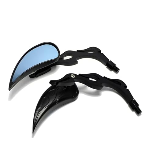 Espejos retrovisores de moto antirreflejos para cruiser chopper que eliminan destellos