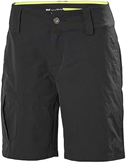 Helly Hansen Damen W QD Cargo Shorts, Ebenholz, 38