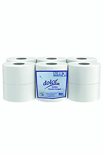 Jumbo Tuvalet Kağıdı 12 Rulo 2 Katlı 4 KG