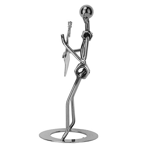 Decoração de mesa, Decoração de arte, Ferro 7,2 ** 3,6 * 3,5 polegadas Ornamento de figura de músico