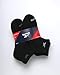 Reebok Men's Quarter Socks - 8 Pack Performance Arch Support Socks - Cushioned Athletic Socks for Men (Shoe Size: 6-12.5), Size 6-12.5, All Black
