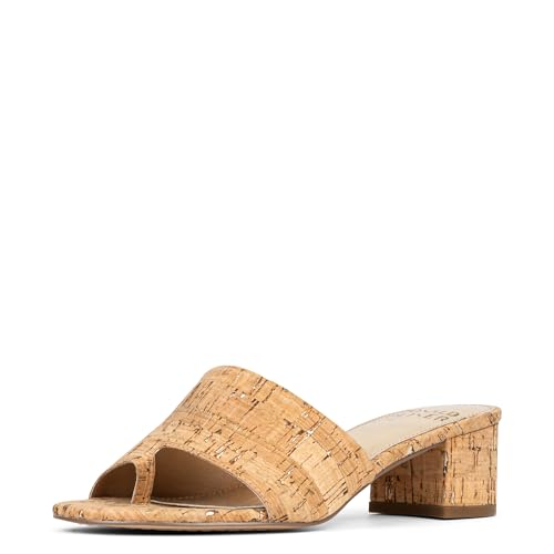 Donald J Pliner Women's Naia Sparkle Cork Heeled Sandal