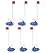 6 Pcs Winter Fishing Supplies Ice Flag Sea Tackle Tip Up Flag Accessories Fishing Tip Up