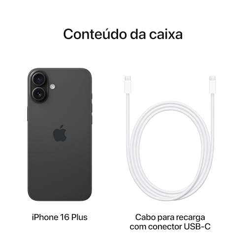 Apple iPhone 16 Plus (128 GB) – Preto