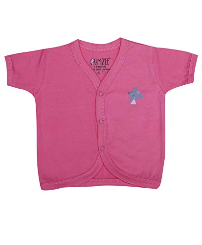 Image of Bumzee Front Open Half Sleeves T-Shirt for Baby