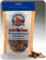 Grizzly Salmon Fillets for Dogs & Cats - 3 oz. Gusset Zipper Pouch