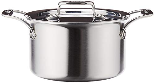 All-Clad-D5-5-Ply-Brushed-Stainless-Steel-Soup-Pot-4-Quart-Induction-Oven-Broiler-Safe-600F-Pots-and-Pans-Cookware-Silver