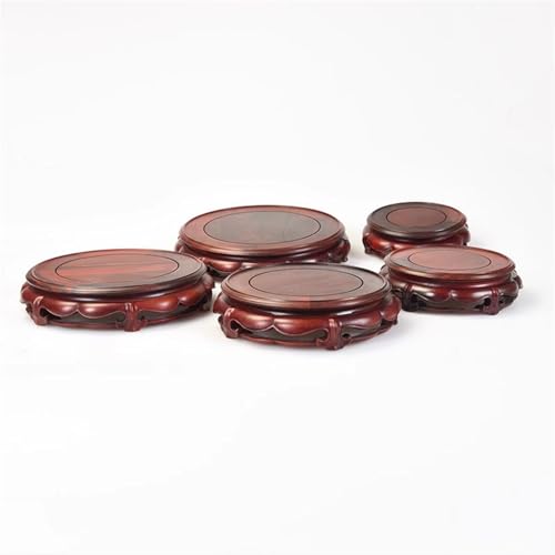 Support Bonsaï en Palissandre Rouge Idée Cadeau Artisanal pour Collectionneur - 6