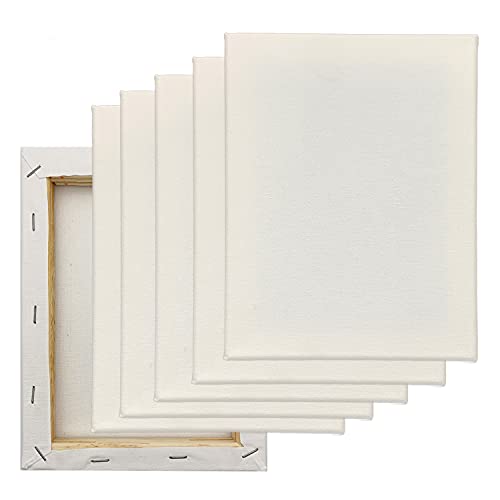 Catálogo para Comprar On-line Lienzos preestirados - los preferidos. 47 Juego de 6 cuadros enmarcados de 15 x 20 cm, lienzo para pintar sobre lienzo, 100% algodón, sin ácidos, para pintura acrílica, óleo, acuarela, lienzo para principiantes,...