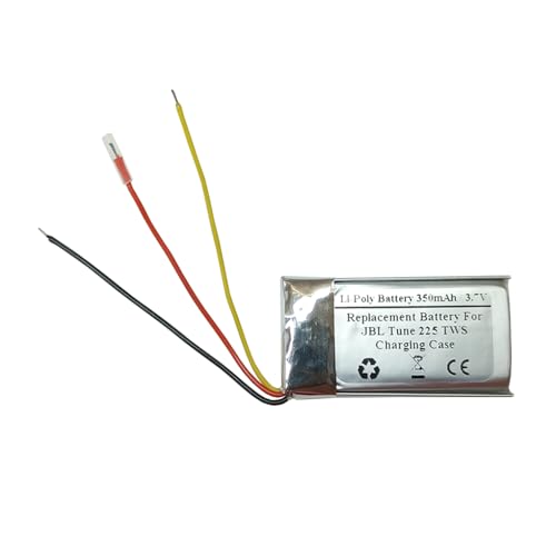 350mAh 3.7V Replacement Battery for JB L Tune 225 TWS Charging Case, GSP571935