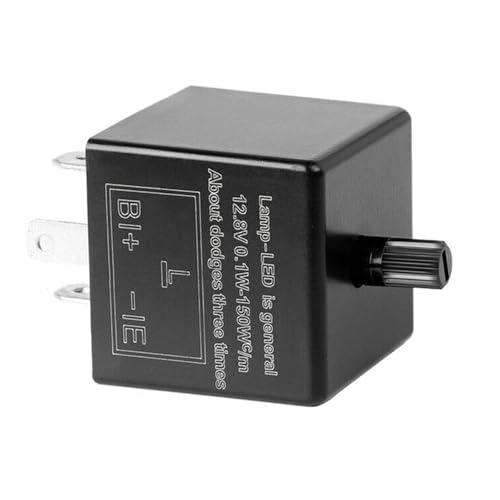 Relais clignotant LED 3 broches 12V réglable pour clignotants auto et moto