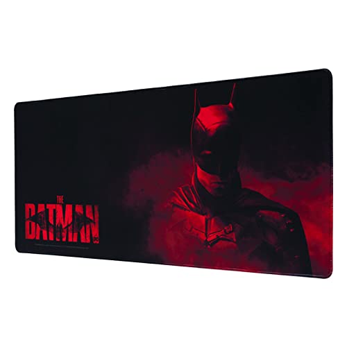 Tapis de Souris XXL The Batman - Tapis de Bureau 80 x 35 cm, sous Licence Officielle DC Comics | sous Main Bureau, Accessoire pour PC, Tapis de Souris Gamer
