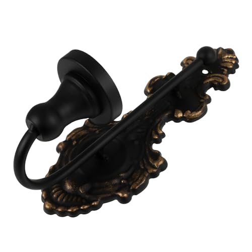 HANABASS Cast Iron Wall Candle Sconce Metal Wall Hanging Sconce Vintage Candle Holder Decorative Candle Wall Sconces for Living Room Bedroom Home Weddings Event Black