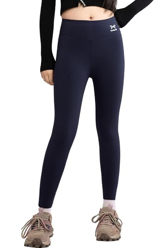 Legging chaud enfant doublé polaire anti-froid pour équitation et sport d'hiver