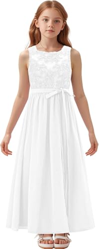 A-line Chiffon Flower Girls Dresses Junior Bridesmaid Dress Girls Wedding Party Dress4