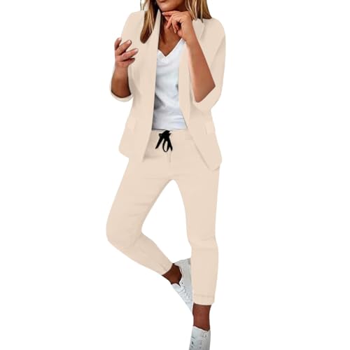 Chaqueta tipo blazer para mujer, traje de solapa sólida, manga larga, cárdigan a medida, talla grande, casual, elegante, cárdigans, Blanco 1, XL