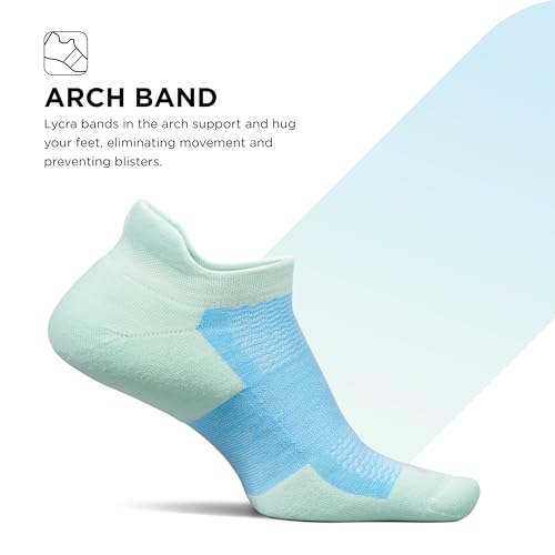 Image of Feetures High Performance Max Cushion Ankle Sock - Tab Socks for Women & Men with Heel Tab