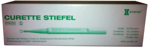 Curette stérile 7 mm STIEF-CUR7 GSK-Stiefel pour ablation propre des lésions cutanées
