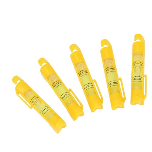5pcs Mini Cuerda Nivel de Burbujas Colgante para Albañilería, Fontanería y Azulejos miniatura 5