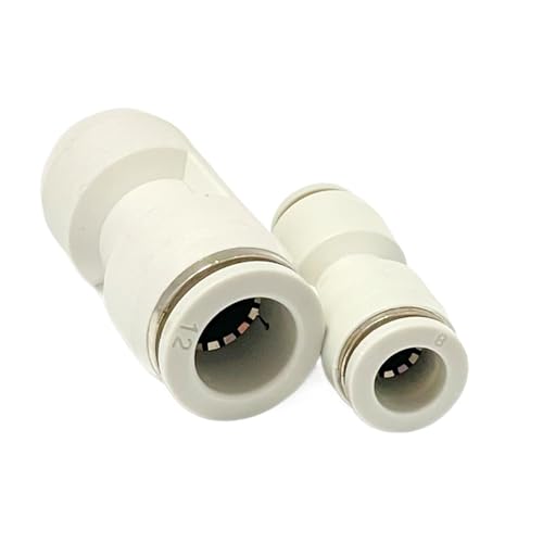 Conector reductor rápido y recto PG8-4 con acople instantáneo 5