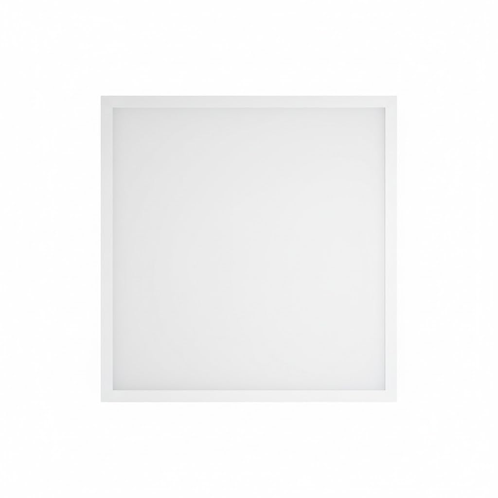 [Garantía Europea Panel LED 60X60 40W retroiluminado marco blanco. 120º Luz fría Para techo de placas de 60x60. Driver incluido (1)