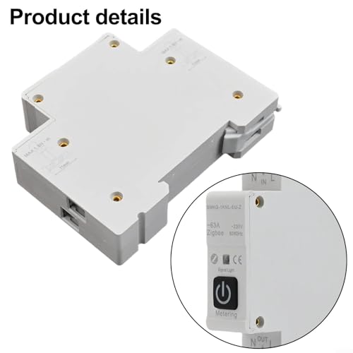 Interrupteur Zigbee rail DIN Tuya 63A programmable avec suivi énergie - 4