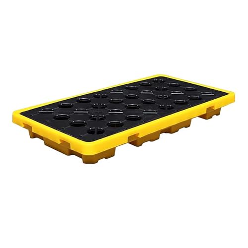 QUSYZD Leak-Proof Spill Containment Platform Modular Spill Containment Platform with Drainage System - Efficient Spill Management Solution for Hazardous Materials,130x68x15cm/51x27x6in