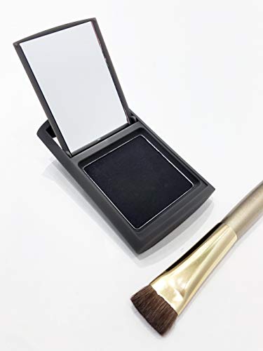 Joan Rivers Great Hair Day Fill-In Powder - Root Cover Up for Thinning Hair - Thicker and Fuller Hair (Dark Brunette)