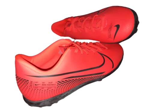 Nike Mercurial Vapor 13, Calçados de Futebol Masculinos, Carmesim a laser/Preto, 36