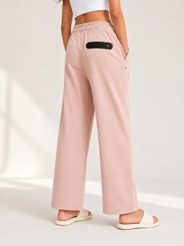 Image of Alan Jones Clothing Girl's Wide Leg Fit Mid Rise Track Pant