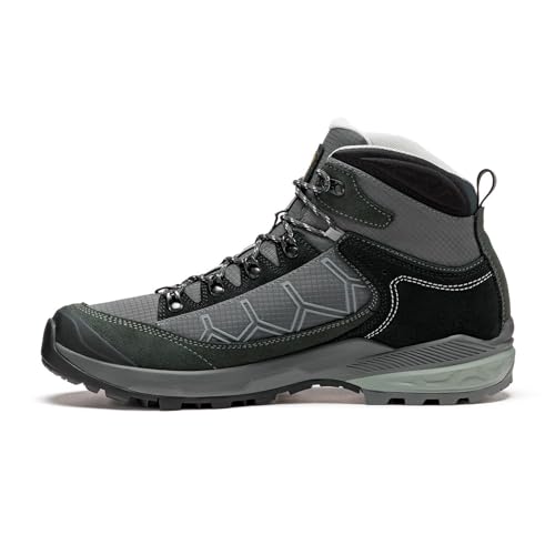 Image of ASOLO Men's Falcon EVO GV Outdoor Hiking Boots | Waterproof Breathable Lace-Up, Suede & Nylon Upper, High-Traction Outsole