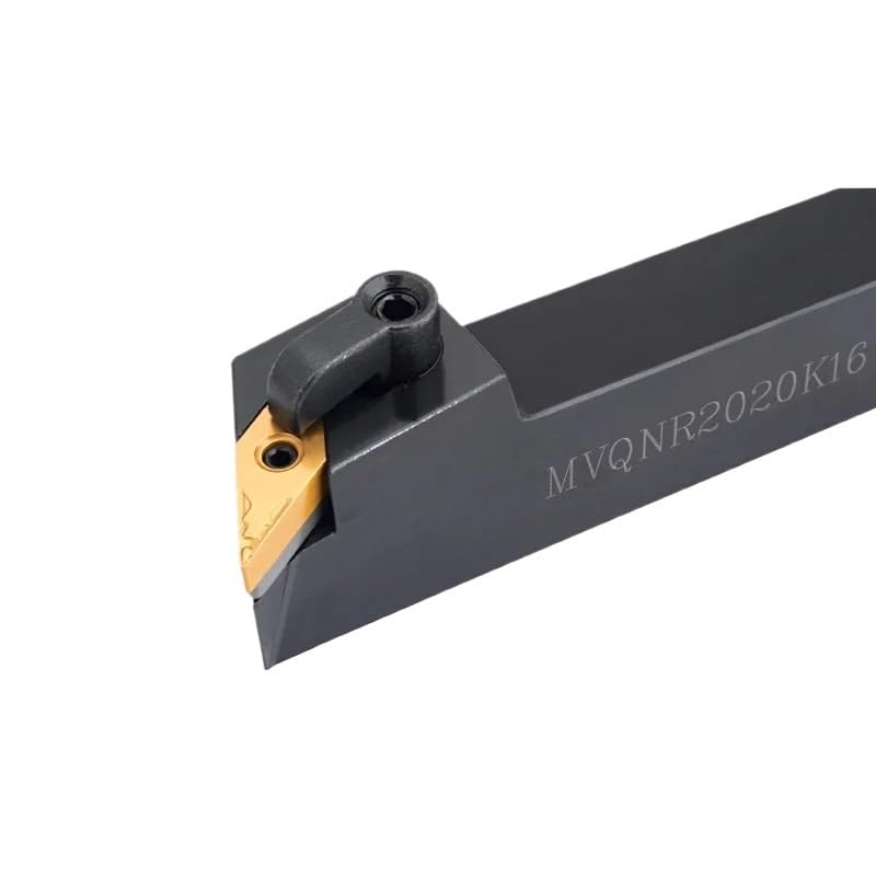 1pc MVQNR2020K16 MVQNL2020K16 117.5 Degree External Turning Tool Indexable Lathe Tools Lathe Inserts Holder CNC Turning Tool(MVQNR2020K16)