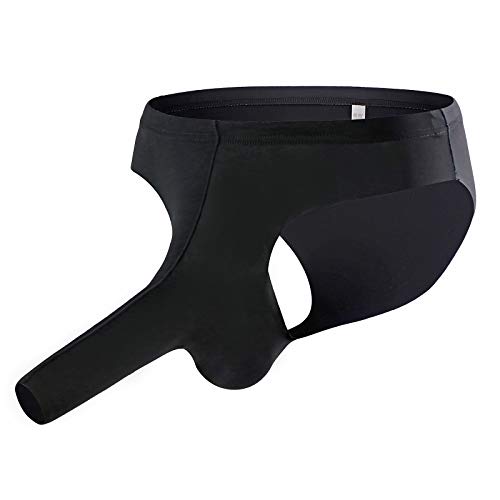 Men's Fashionable Bulge Pouch Briefs,Soft Comfort Seamless Elephant Trunk underwear for Erotic Sexy Bulge