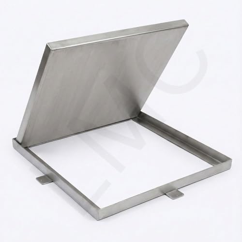 Image of LMC Stainless Steel Hidden Manhole Cover Stone Recessed (Heavy Duty) 18-Inches(450x450mm)