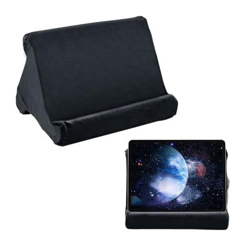 Mcbazel Tablet Pillow Stand for IPad Cushion Stand Soft Multi-Angle Phone Pillow Lap Holder for Tablet/iPad/E-Reader - Black