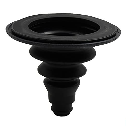 QOTSTEOS Soufflet de Protection Marine, Soufflet Passe Câble de Changement de Vitesse en Plastique Silicone Durable, Utilisé dans Les Voitures Bateaux Yachts Navires(Noir)