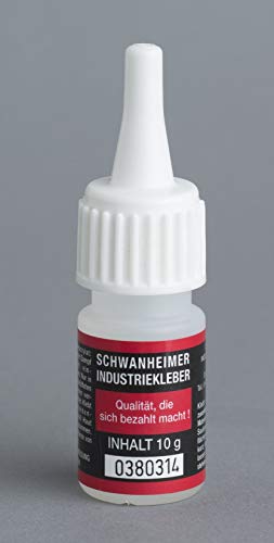 SCHWANHEIMER Industriekleber Nr. 100 10 g Verbindet mit- und untereinander dauerhaft Materialien (wie METALL Holz Gummi Stein etc.) Kann auch im MODELLBAU eingesetzt werden C345649